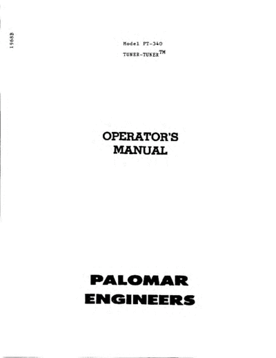 pt-340 manualx