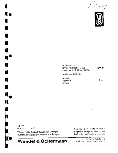 PSM-14 Anhang