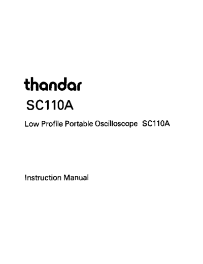 thurlby_sc110-instruction-manual
