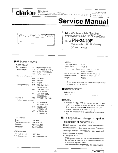 clarion_av700_pn2419f_nissan