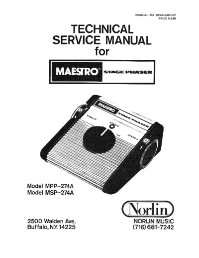 MAESTRO-STAGE-PHASER_SERVICE_MANUAL
