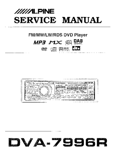 ALPINE  Dva-7996R