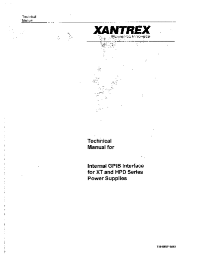 XANTREX  XTS7-6 Technical