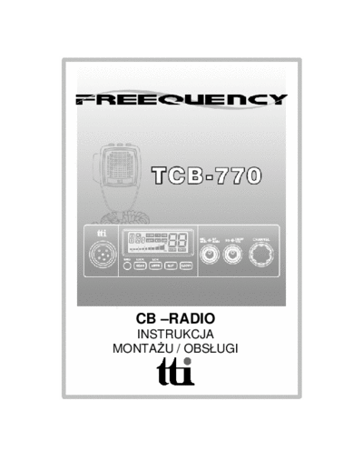 TCB 770 Manual PL