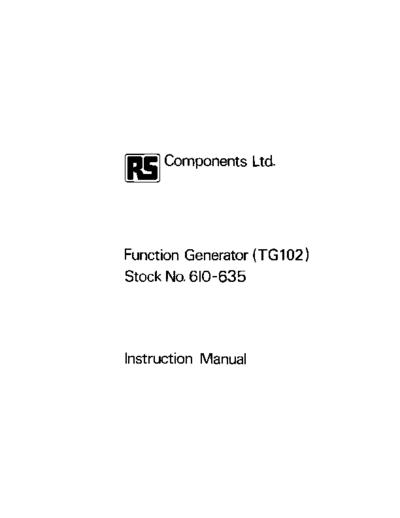 thandar_tg-102-user-manual