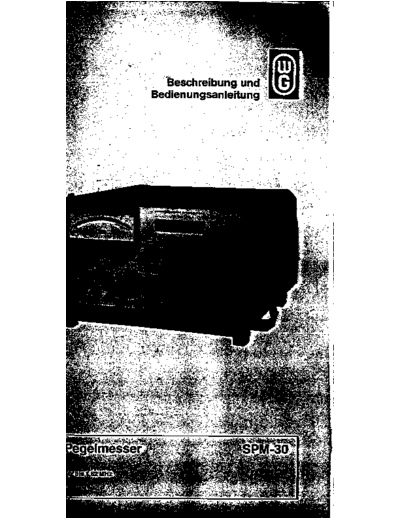 SPM-30 Beschreibung und Bedienungsanleitung