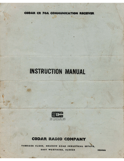 Codar_CR-70A_Manual