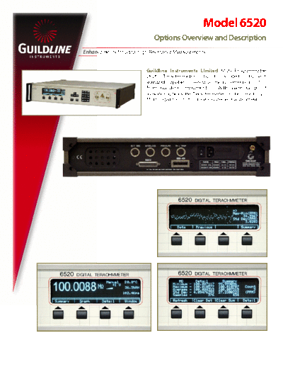 Guildline6520optionsDatasheet