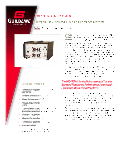 Guildline6634TSDatasheet