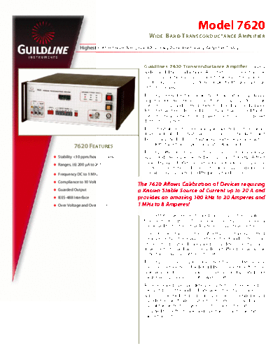 Guildline7620Datasheet