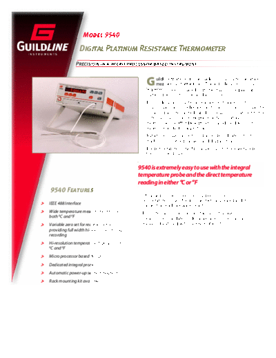 Guildline9540BDatasheet