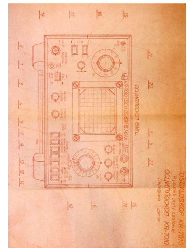 KR-7010 manual