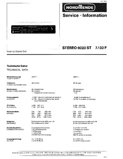 hfe_nordmende_6020ST_service_information_en_de