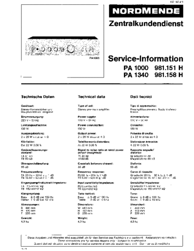 nordmende_pa_1000_pa_1340_sm