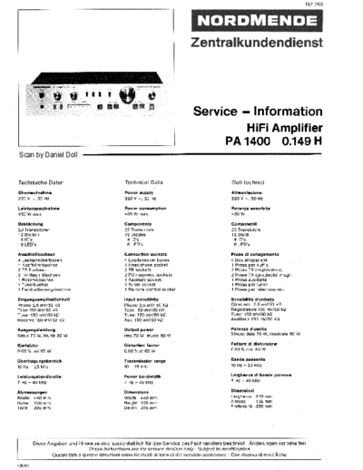 hfe_nordmende_pa_1400_service_info_de