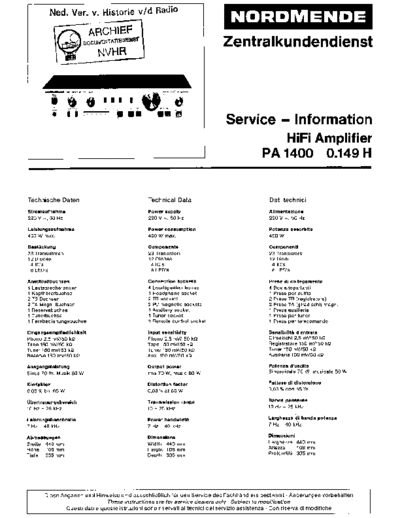 Nordmende_PA1400