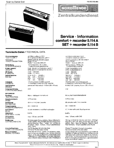 hfe_nordmende_comfort_recorder_5-114a_114b_service_info_en_de