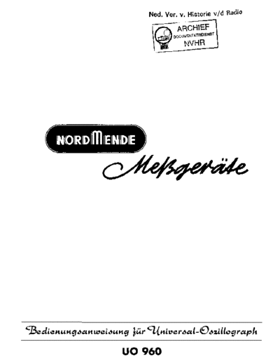 Nordmende_UO960