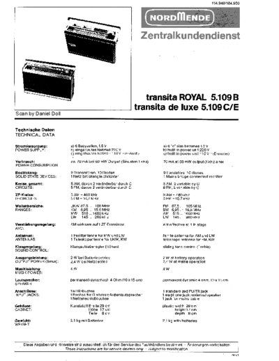 hfe_nordmende_transita_de_luxe_5-109c_service_en_de