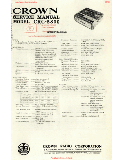 crc-5800