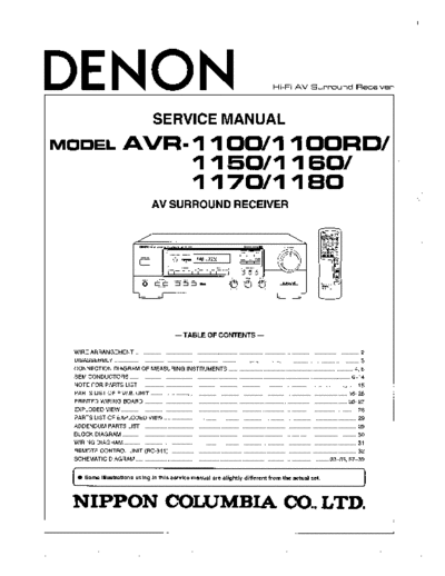 hfe_denon_avr-1100_1100rd_1150_1160_1170_1180_service