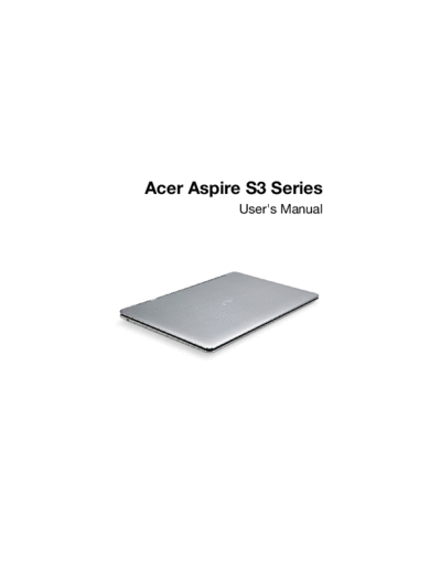 Aspire S3 series UG
