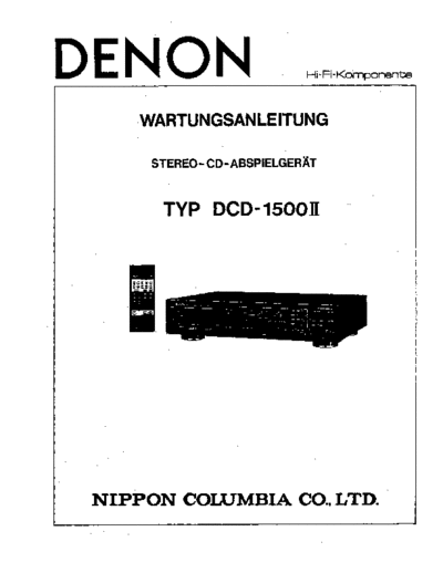hfe_denon_dcd_1500_ii_service