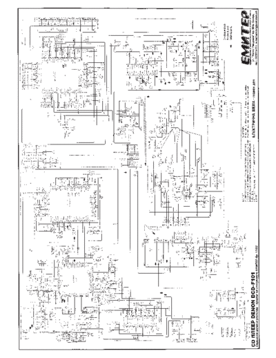 Denon DCD-F101 (Schematic)