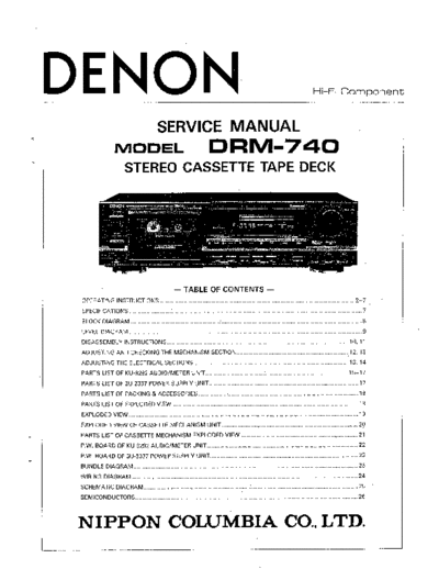 hfe_denon_drm-740_service