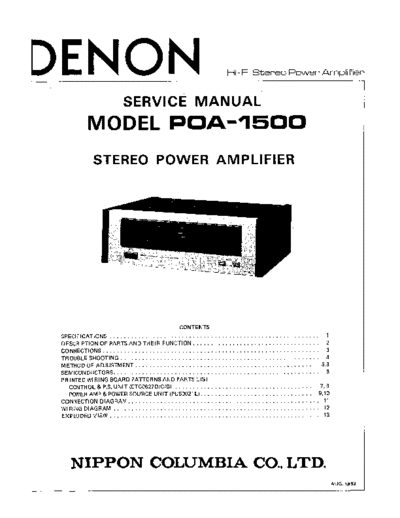 hfe_denon_poa-1500_service