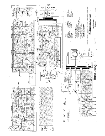 Bassking I T (2-0163) (Rev. A, 29-03-1968) schematic