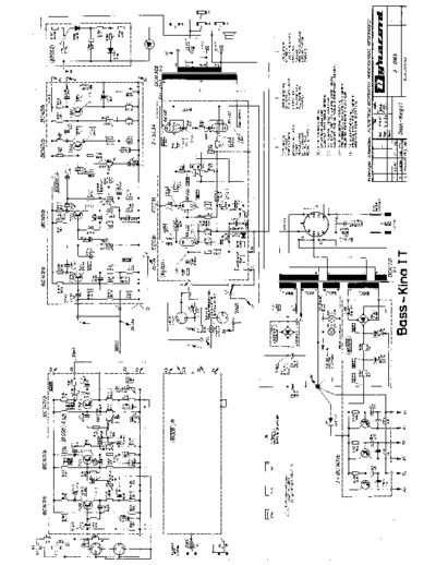 Bassking I T (2-0163) (Rev. C, 1971) schematic
