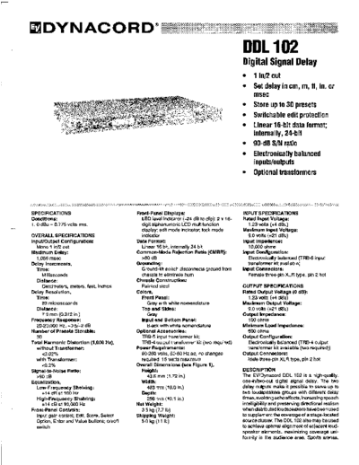 DDL 102 (Digital Delay)
