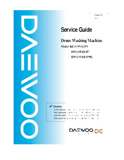 DAEWOO_KUD-WD155S_DWD-WD1352RC_WD1352WC_WD1352_WD1352E_WD1353E_WD1353S_WD1353WC