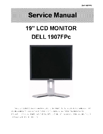 DELL 1907FPc