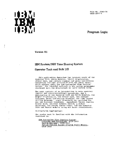 GY28-2047-4_Time_Sharing_System_Operator_Task_and_Bulk_IO_PLM_Sep71