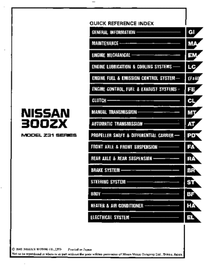 Table Of Contents
