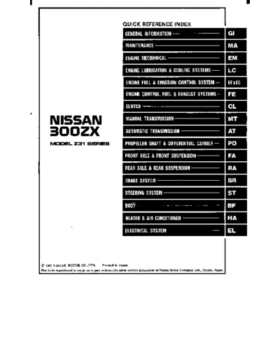 Table Of Contents