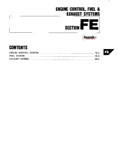 Engine Fuel & Exhaust