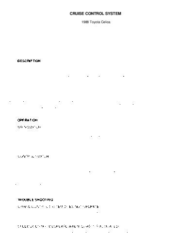 cruise control system