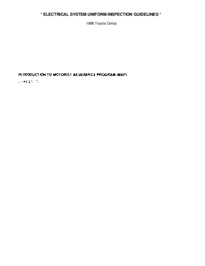 electrical system uniform inspection guidelines