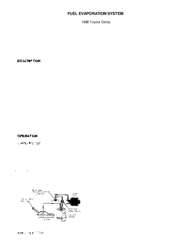 fuel evaporation system