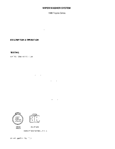 wiper washer system