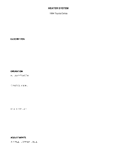 heater system