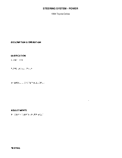 steering system power