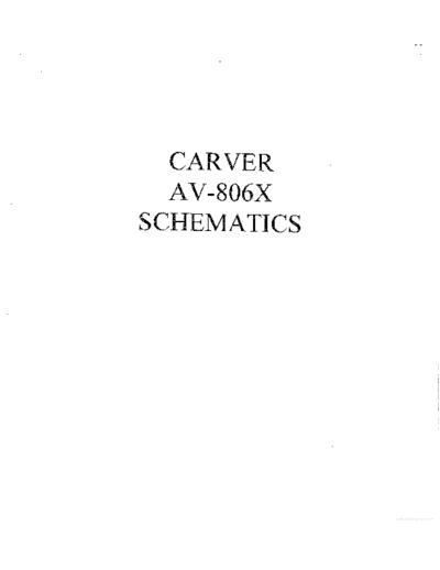 hfe_carver_av-806x_schematics