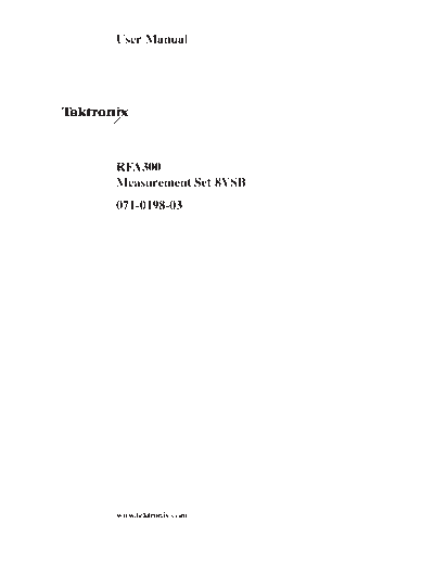 TEK RFA300 User