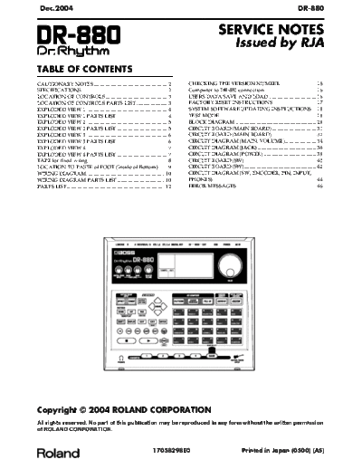 DR-880_SERVICE_NOTES