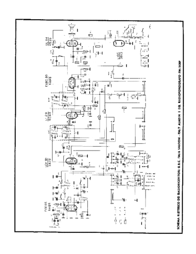 GBC FM-6 Saloon FM-7 Aladin FM-50RF Radiofonografo