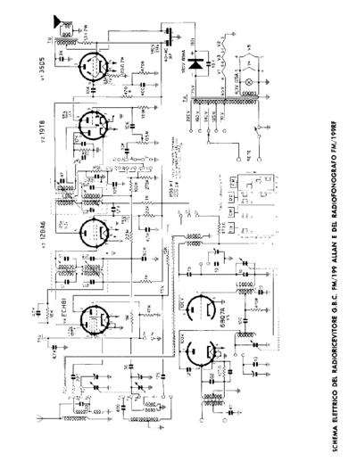 GBC FM-199 Allan Radiofonografo FM-199RF